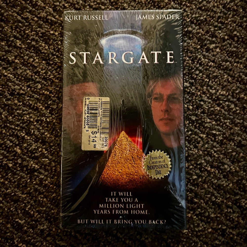 Vintage VHS Tape Stargate